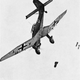 A Stuka dives on its target, possibly during the Battle of Britain in 1940. (Author unknown)